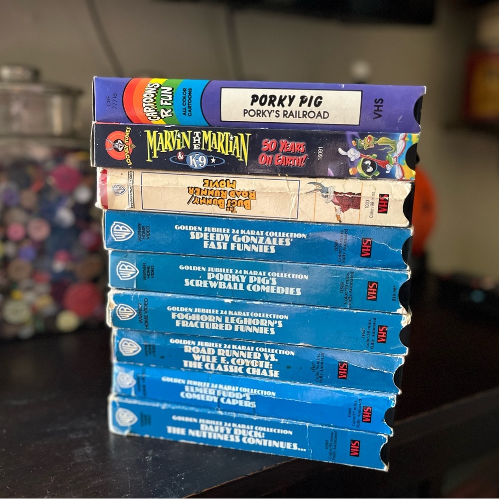 Vintage Looney Tunes VHS Collection 80s 90s